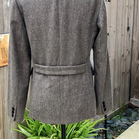 Lafayette New York Brown Wool Blazer size 4 - Picture 7 of 8